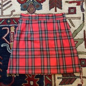 ❌SOLD❌Vintage 90’s Red Plaid Mini Skirt